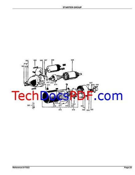 Kubota B5100E-P Tractor Parts Manual