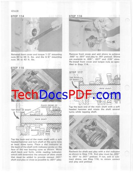 CASE 480C Loader Backhoe  Tractor Service Manual (9-6625)