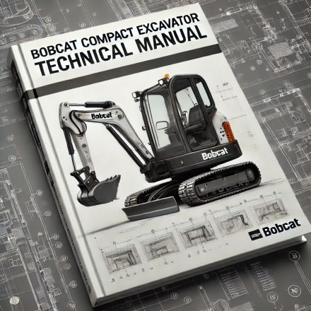 Bobcat E35 Compact Excavator Service Manual &amp; Wiring Schematic 2018
