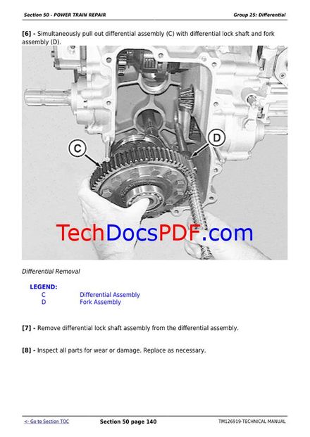 John Deere 1023E, 1025R and 1026R Compact Utility Tractor Technical Manual (TM126919)