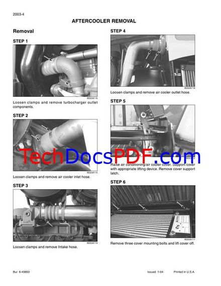 CASE 521E Tier 3 Wheel Loader Service Manual (84243970)