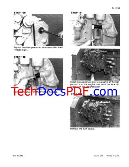 Case 550 Crawler Service Manual (8-11240)