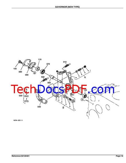 Kubota BX2200D Tractor Parts Manual