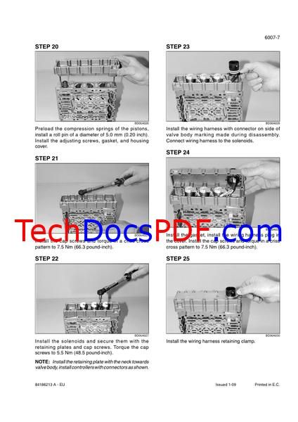 CASE 521E Loader Service Manual (84186213)