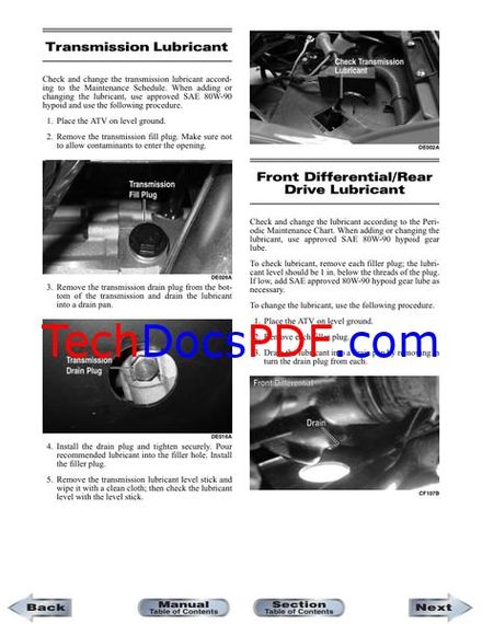 2010 Arctic Cat 700 Diesel SD ATV Service Manual