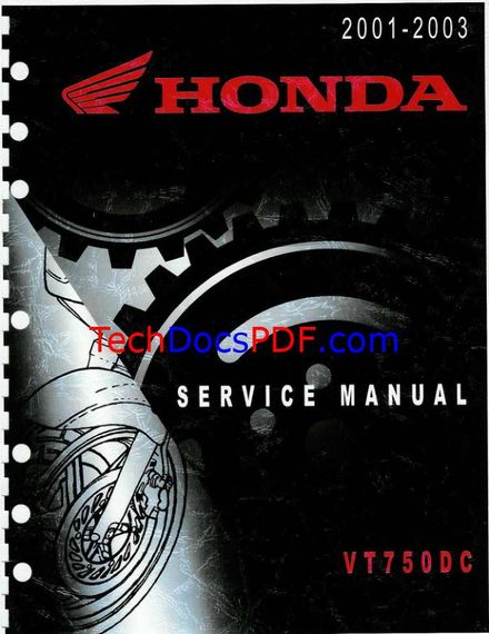 Honda Shadow Spirit 750 VT750DC Service Manual (2001-2003)