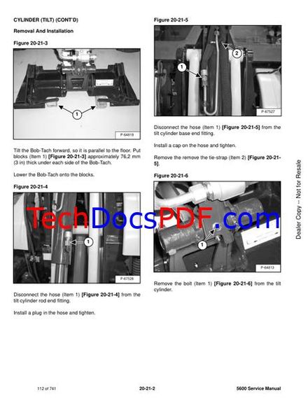 Bobcat 5600 Toolcat SN A0W111001 &amp; Above Service Manual (6904792enUS)