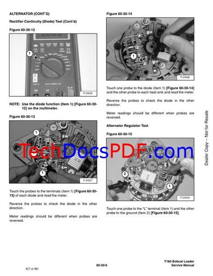 Bobcat T180 Turbo &amp; High Flow Compact Track Loader Service Manual (6902502)