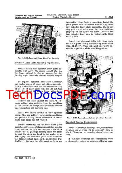 John Deere 1010 Series Crawler Tractor Service Manual (SM2034)