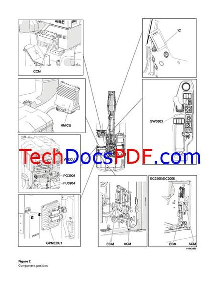 Volvo EC220E L Excavator Service Manual (2 Manuals Included)