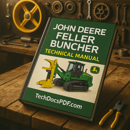 John Deere 643J and 843J Wheeled Feller Buncher Diagnostic Operation and Test Manual (TM2216)