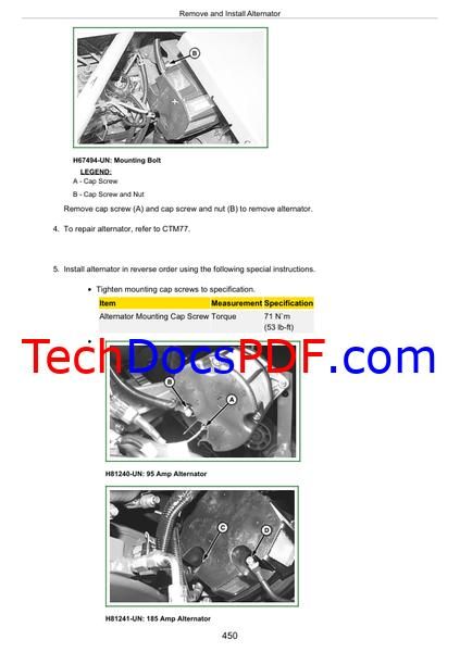 JOHN DEERE 9560 AND 9660 COMBINES (REPAIR) SERVICE MANUAL (TM2161)