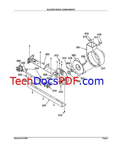 Kubota GCK60BX Grass Catcher Parts Manual