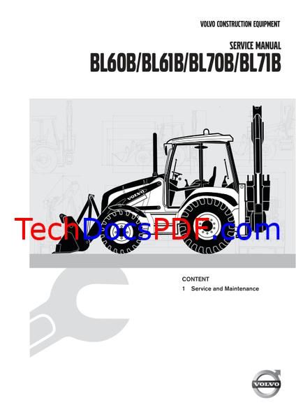 Volvo BL60B BL61B BL70B BL71B Maintenance Manual