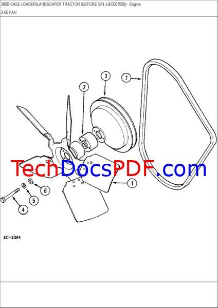 CASE 320B Loader Landscaper Tractor Parts Catalog Manual