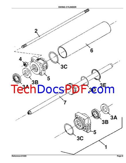 Kubota BL4520 Backhoe Parts Manual