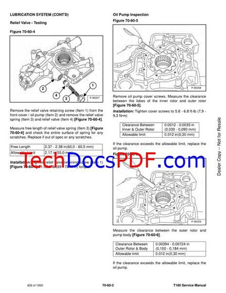 Bobcat T180 Compact Track Loader Service Manual A3LL Series (ACS/SJC, BICS) (6987051enUS)