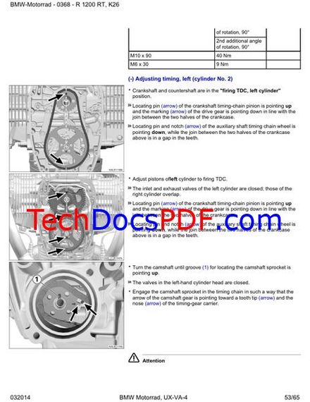 BMW R1200RT (K26) 2005-2009 Service Manual with Maintenance Procedures