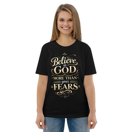Believe In God More Than Fears Tee - Women&#x27;s Plus Fit
