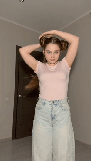 Daria Space Bun &amp; Pigtails