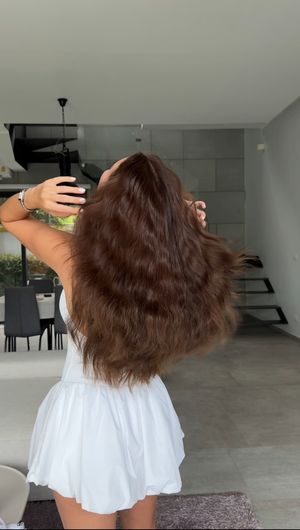 Karina&#x27;s soft wavy hair