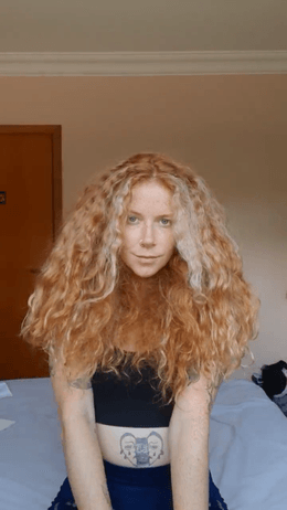 Blonde Brushed Curls