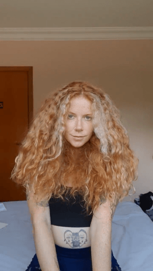 Blonde Brushed Curls