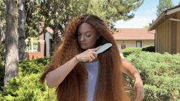 Undine Fluffy Red Hair Oudoors 