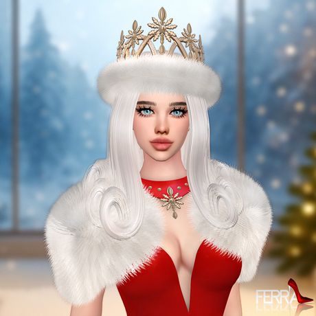 :: SANTIQUE FUR CROWN MESH ::