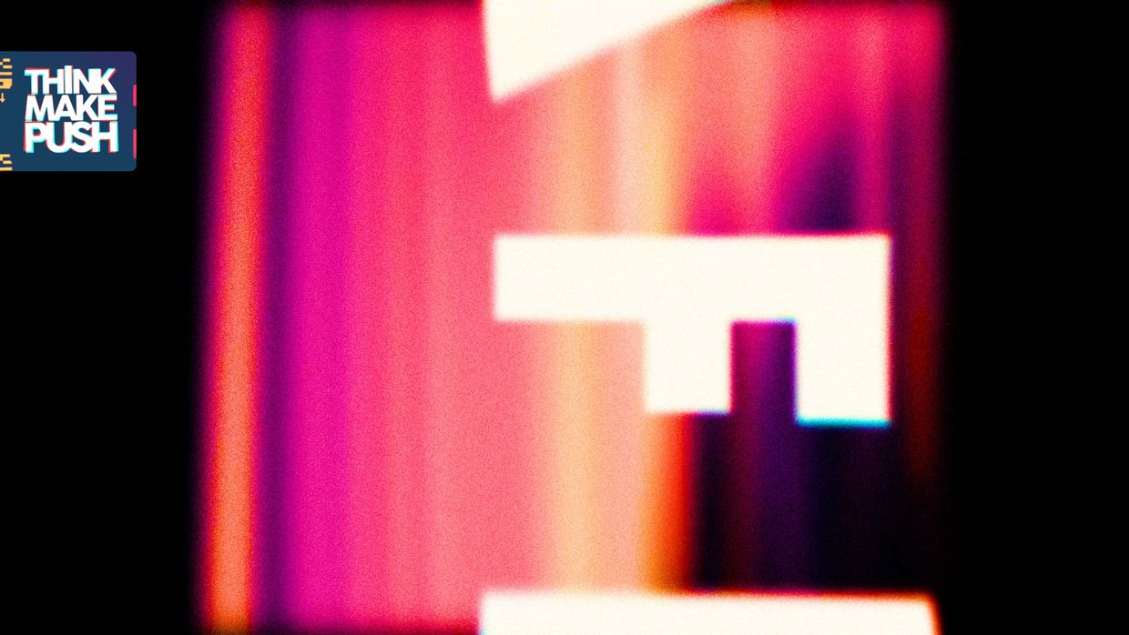 Think Make Push - BEAUTIFUL 35mm Film Leader Overlay with SOUND!