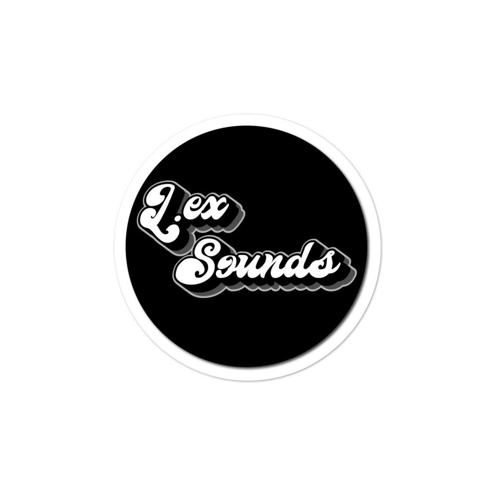 LEX Sounds Sticker Black Circle