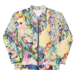 Bluna60 Abstract Eagle Unisex Bomber Jacket