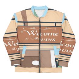 Lyn2x Ruins Unisex Bomber Jacket