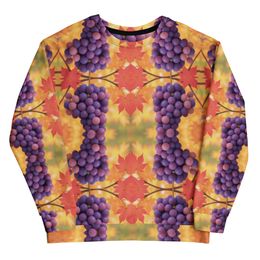 bbluna60 Grapes Recycled Unisex Sweatshirt