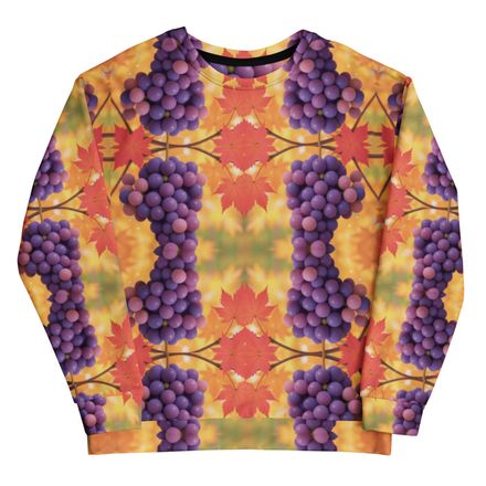 bbluna60 Grapes Recycled Unisex Sweatshirt