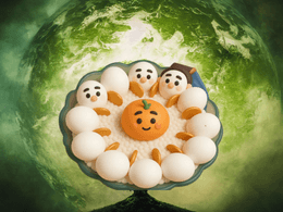 3D Eggs Globe