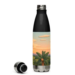 Boy2x Palm Trees Stainless Steel Water Bottle