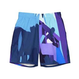 Julio Purple Recycled Swim Trunks