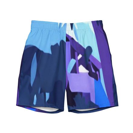 Julio Purple Recycled Swim Trunks