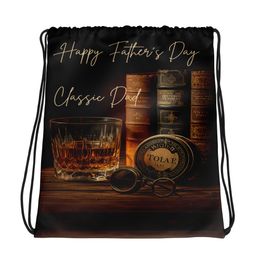 Father's Day Drawstring Bag