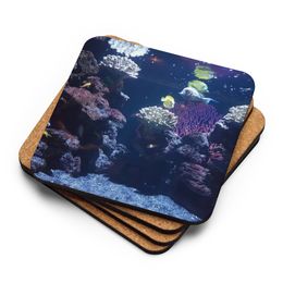 ZAG Corals Cork-Back Coaster 