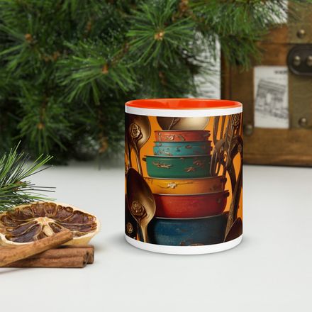 2Jessie Ceramic Mug with Color Inside
