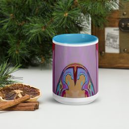 Gloria1 Ceramic Mug with Color Inside