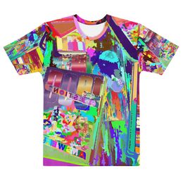 Bluna60 Abstract Desk Men's Crew Neck T-Shirt