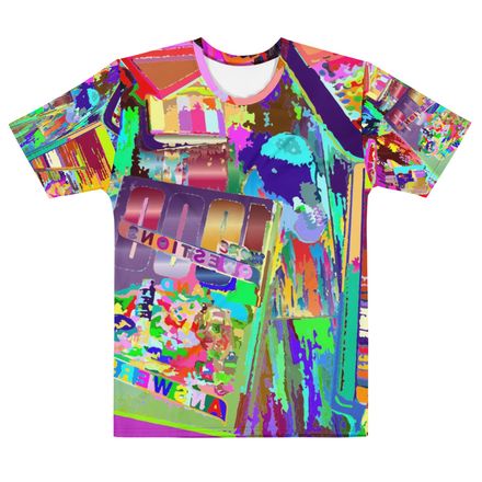 Bluna60 Abstract Desk Men's Crew Neck T-Shirt