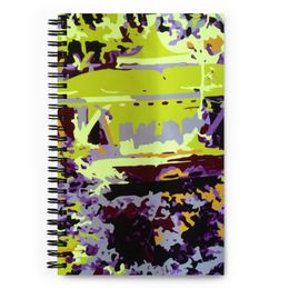 Bbluna60 Lantern Spiral Notebook