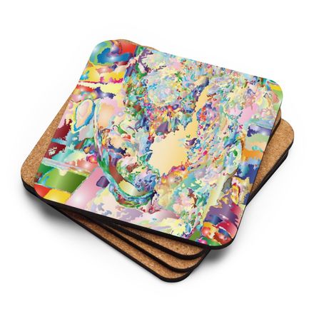 Bluna60 Abstract Eagle Coasters
