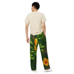 Nathy Gumamela Unisex Wide-Leg Pants