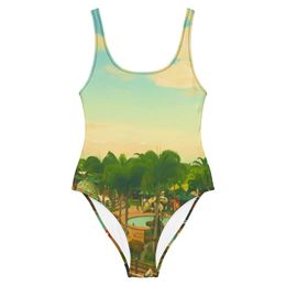 Lyn2x Ruins One-Piece Swimsuit