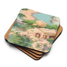 St. John the Baptist Cork-Back Coaster